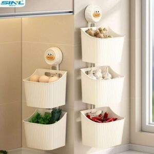 Mounted storage basket